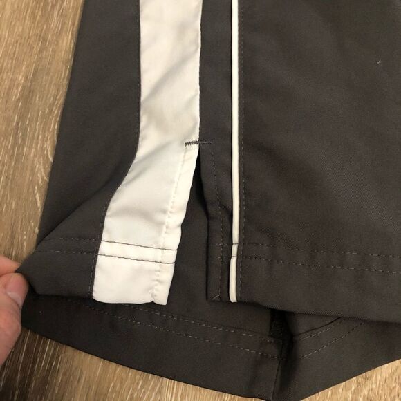 Nike vintage gray tag women’s dark gray dry fit cropped warm up pants S 4-6 - Picture 6 of 10